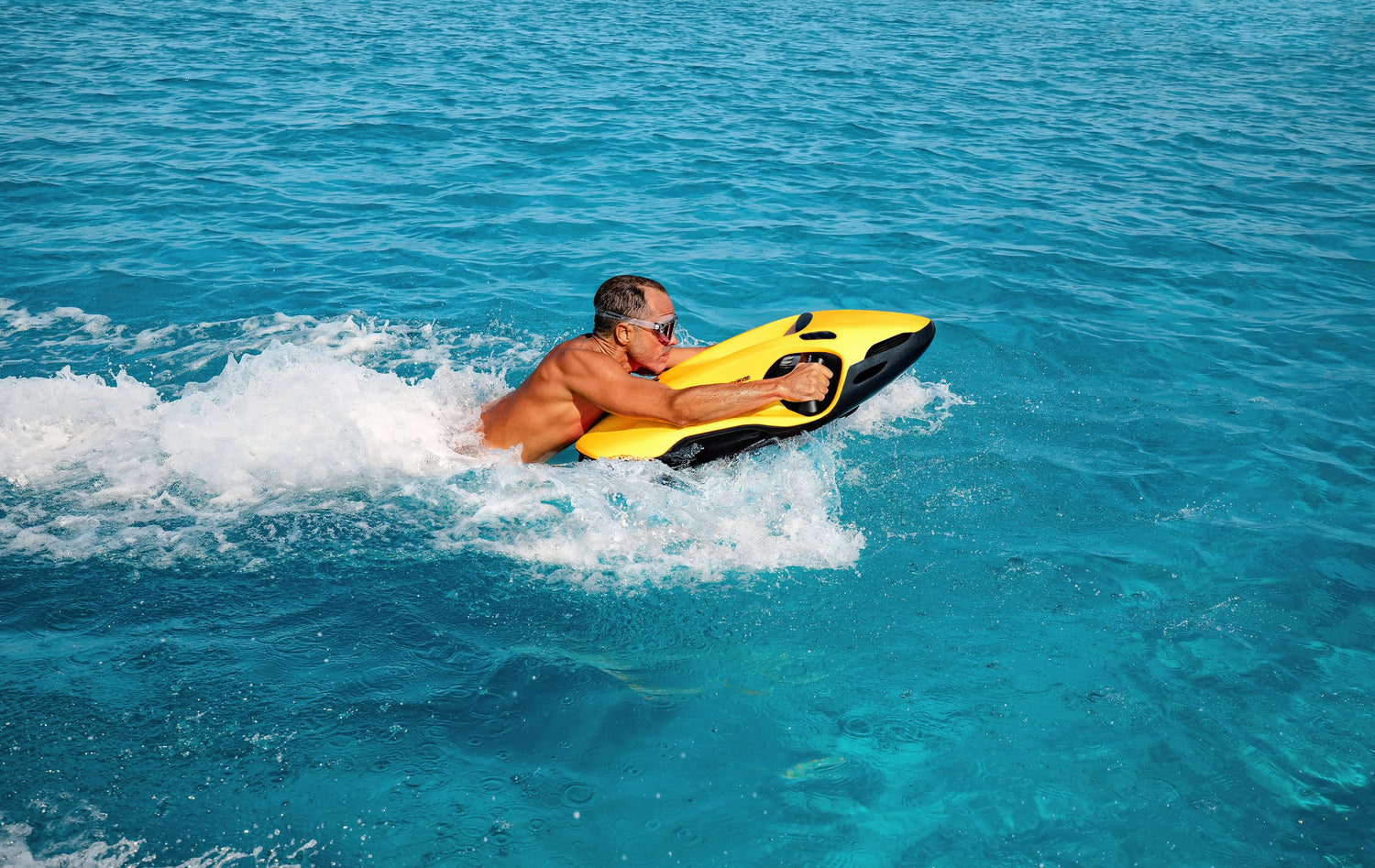 Riding the SEABOB F9